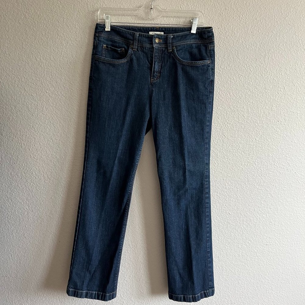 JONES NEW YORK SPORT STRAIGHT LEG STRETCH DENIM JEANS